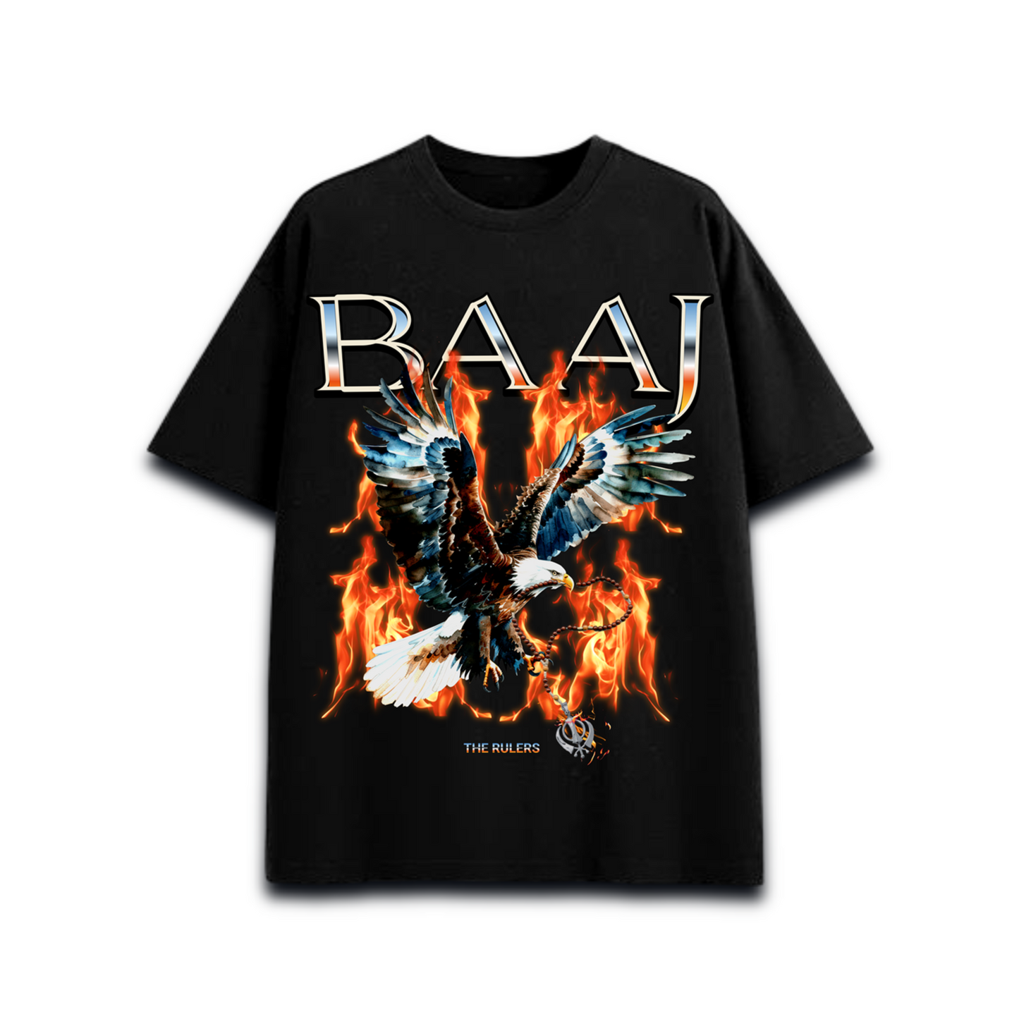 Fire Eagle Drop Shoulder Tee