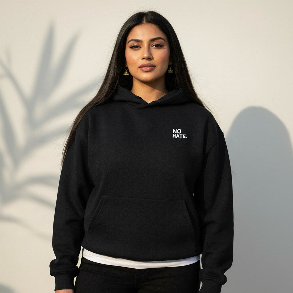 Proud Immigrant Fleeced Boxy Hoodie