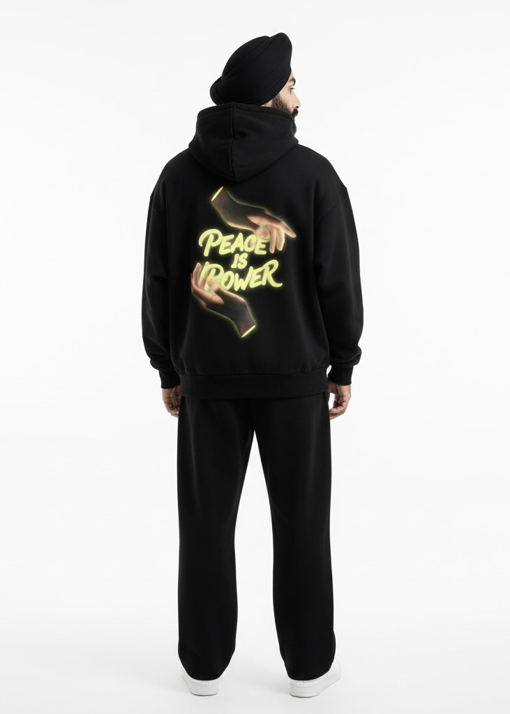 PEACE IS POWER Essential Heavyweight Fleece Hoodie
