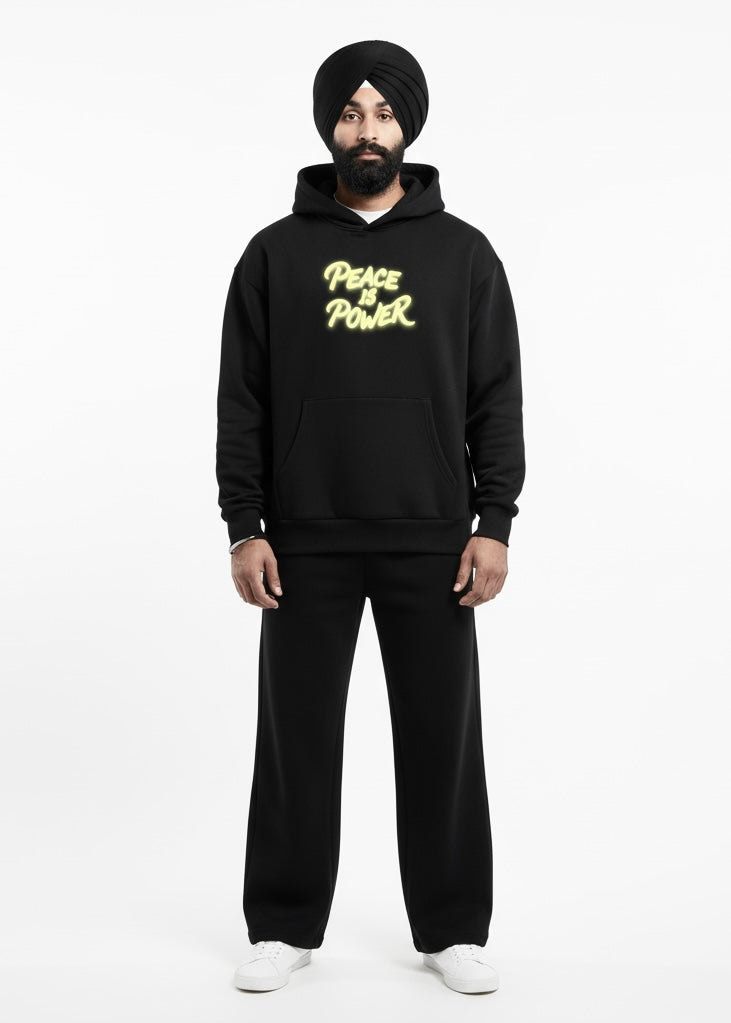 PEACE IS POWER Essential Heavyweight Fleece Hoodie