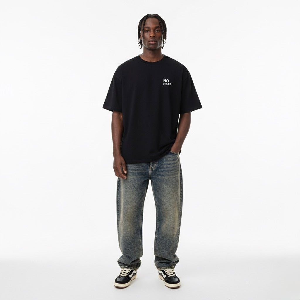 Proud Immigrant Oversized Cotton T-Shirt