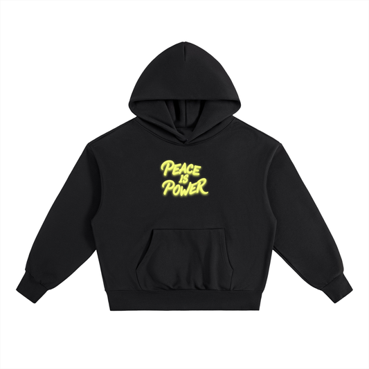 PEACE IS POWER Essential Heavyweight Fleece Hoodie